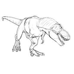 Zeichnungen zum Ausmalen: Jurassic Park - Kostenlose Malvorlagen zum Ausdrucken